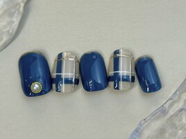 チェックネイル【¥8,800】