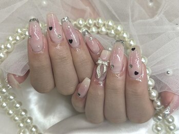 アンジュ(Ange)/【Miyu】チークガラスフレンチ