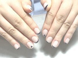 ネイビーフレンチハート