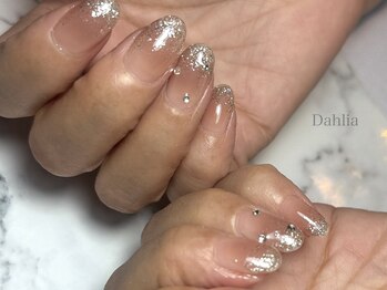 ダリア(Dahlia)/定額デザイン★チークネイル