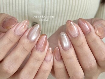 ニュアンスネイル:aoi