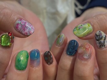 マリーネイルズ 表参道店(MARIE NAILS)/aoi指名 ¥12000 