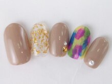 ネイルサロン ドレリッチ 大宮店(drerich)/塗りかけ金箔