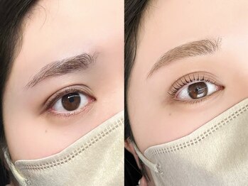 チルアンドアイ 千葉駅前店(Chill&Eye)/美眉スタイリング/BeforeAfter