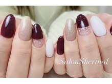 シェリナル 平岸店(Sherinal)/☆ボルドーデザインネイル☆