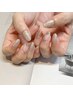 【ハンド】Sample nail Light　¥6600【定額ネイル】