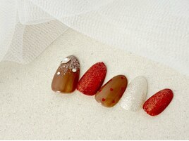 バレンタイン/チョコ×ハート/赤