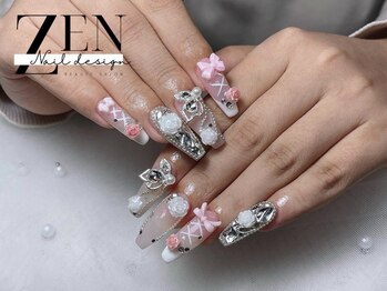 ゼン ネイル デザイン 池袋(ZEN NAIL DESIGN)/* 長 さだしやり放題×つけ放題