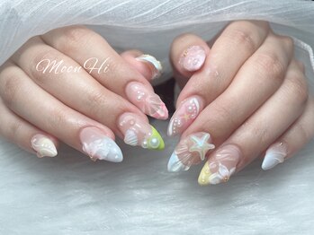 ムンヒーネイル 朝霞台(MOONHI Nail)/チップ長さ出し10本やり放題8980