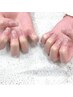 【hand】ジェル長さ出し10本ワンカラー　¥12,900