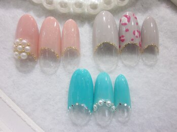 ネイルサロン 爪/逆フレンチセット