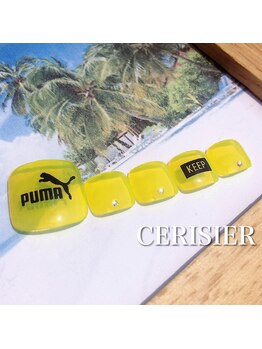 スポーティーフットジェルネイル