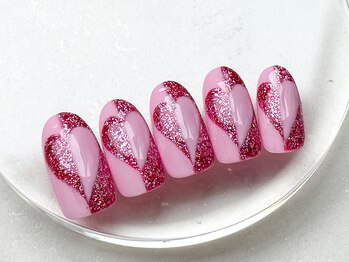 ワンアンドオンリー(One&Only)/海外風ハートネイル