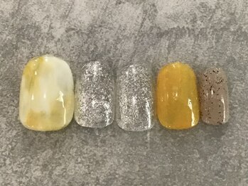カラネイル 南森町店(calla nail)/パパイヤイエロー