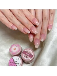 花びらネイル