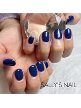 さりぃず ねぃる(SALLY’S NAIL)/思わず見惚れるブルーネイル