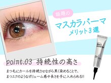 ビューティー ルーム フルフィル アイラッシュ(beauty room fulfill)/point3　持続性の高さ