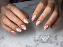 クリーク(CREEK)/桃ネイルしずくマグネット