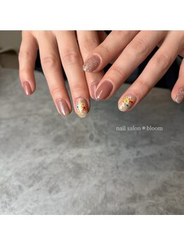 ブルーム(bloom)/ドライフラワーネイル