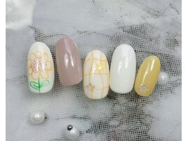 お花ネイル