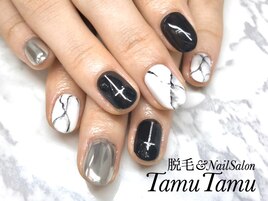 大理石ネイル
