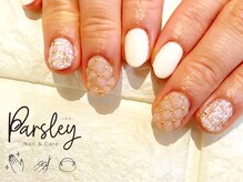 パスリー ネイルアンドケア(Parsley Nail&Care)/ぷっくりキルティングとツィード