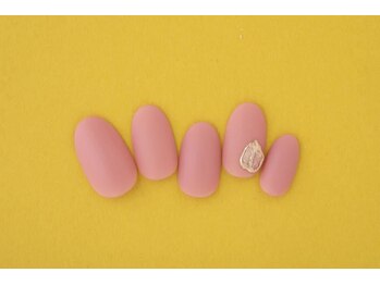 エムスラッシュ フィール 東戸塚店(M.SLASH)/マットなピンクネイル