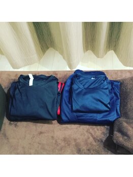 健康堂整骨院 下丸子院/お着替えもご用意しております