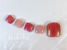 ラグジュアリーネイル ハローズ(HAROSE)/フットマンスリージェルコース