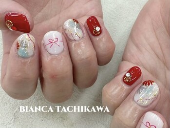 ビアンカ フロム中武立川店(Bianca)/和装ネイル！¥10000
