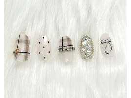 ガーリーリボンネイル