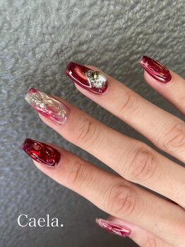 カエラ(Caela)/enoiマグネット×オーロラネイル