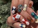 派手ネイルアート