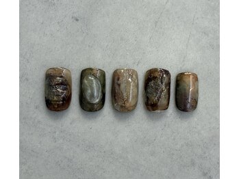 定額Fデザイン♪鉱物ネイル