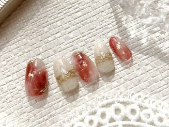 ノット 末広店(Knot)の写真/4月の新生活は綺麗な指先でスタート！派手すぎない上品ネイルで好印象◎初めての方も安心の定額コースあり