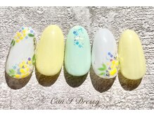 キャンアイ ドレッシー 横須賀中央店(Can i Dressy)/ミモザネイル￥8000