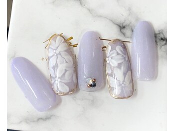 ネイル サロン シエル(Ciel)/カラーフラワーデザインネイル