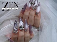 ゼン ネイル デザイン 池袋(ZEN NAIL DESIGN)/* 長 さだしやり放題×つけ放題