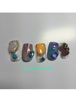 サニーサイドアップ ネイル(Sunny SideUp nail)/Summer nail design