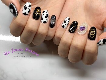 アン ジョーヌドラゴ/【自爪ネイル】ブラックネイル