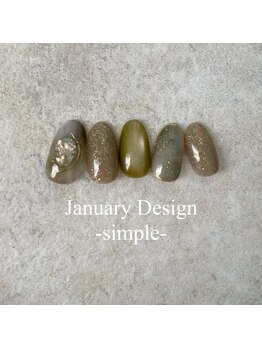 エトワールネイル 高崎筑縄町店(Etoile nail)/25年1月シンプルハンド定額