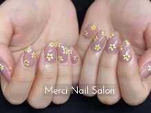 メルシー(Merci)/可愛いの10本手描き花