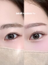 メル(meru)/eyebrow × lash lift