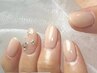 《ワンポイントでシンプル可愛く》ハンド:ジェルアート2本¥7,300→¥6,800