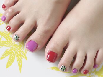 ネイルサロンアンドスクール リプレンダ(REPLENDA)/フットワンカラー