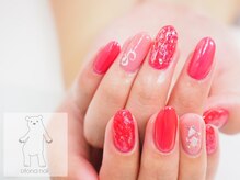 オトナネイル(otona nail)/キラキラレッドネイル