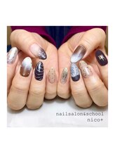 ニコ(nico+)/レオパードネイル