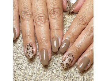 ミリアネイル 成城(Miliea nail)/レオパード柄アート