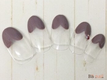 ビービーネイル 所沢店(BB)/ハートフレンチ