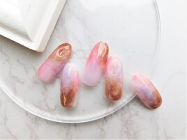 夢かわカラーニュアンスネイル